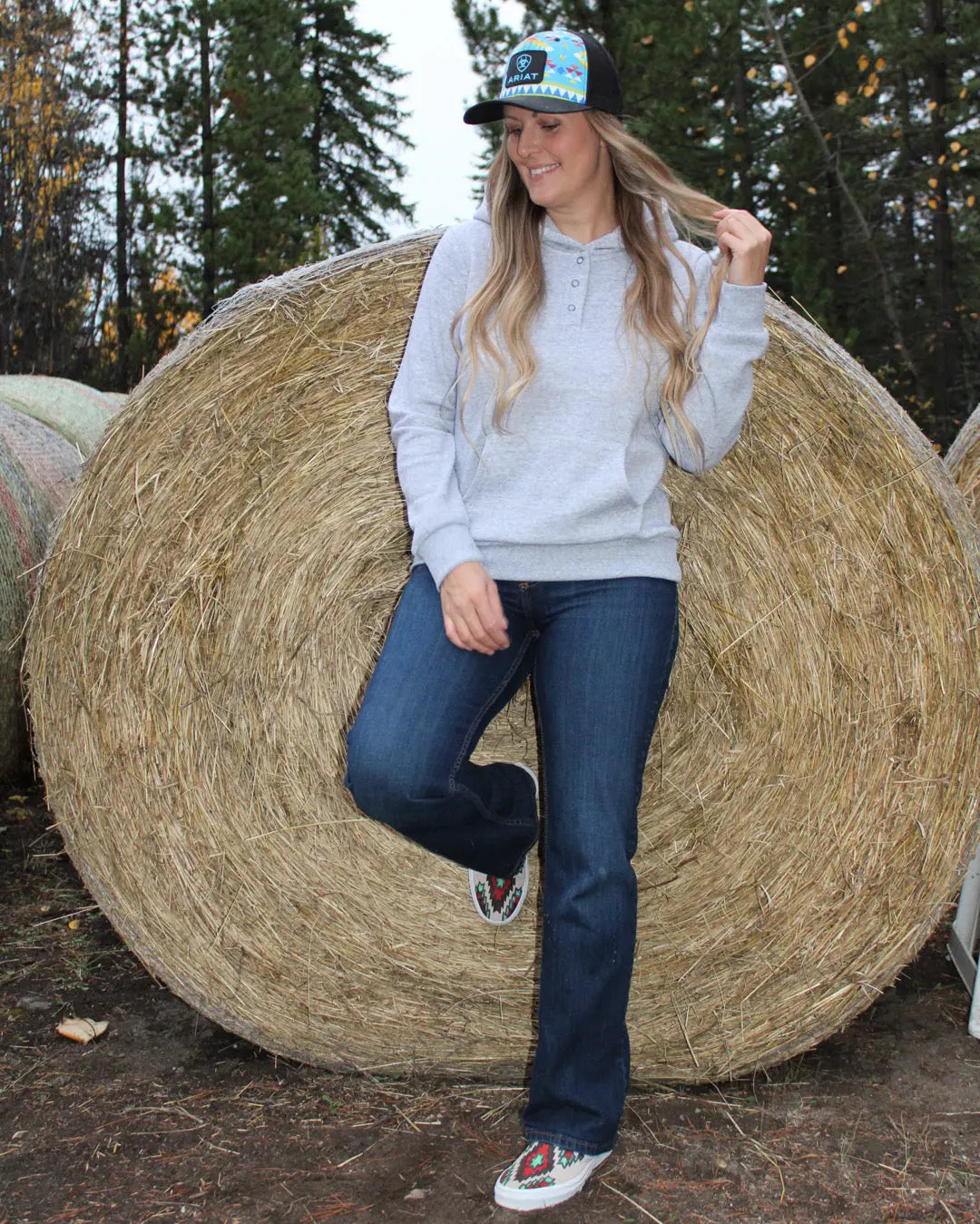Henley Basic Fleece Pullover - Imperfectly Perfect Boutique
