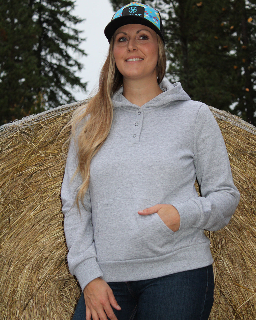 Henley Basic Fleece Pullover - Imperfectly Perfect Boutique