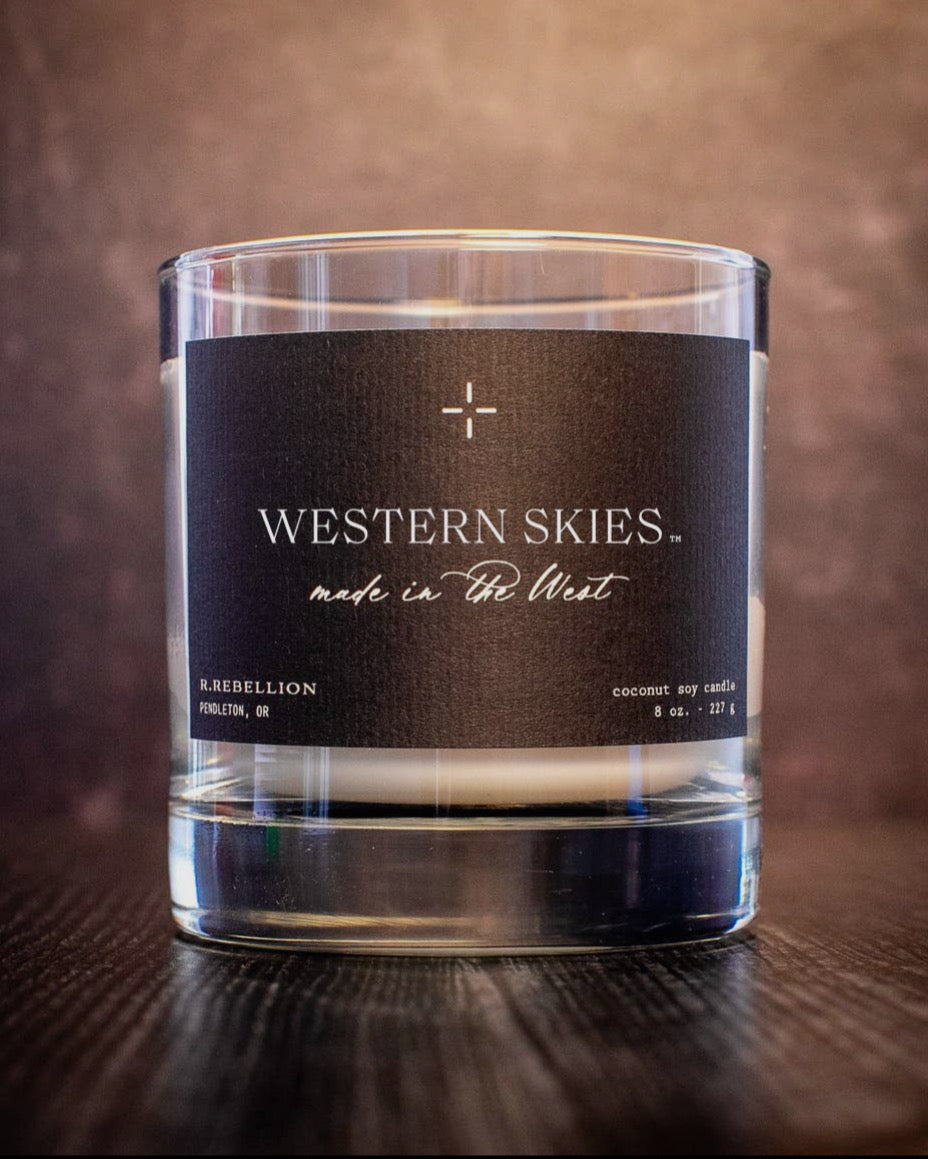 Western Skies - R. Rebellion - Candle - Imperfectly Perfect Boutique