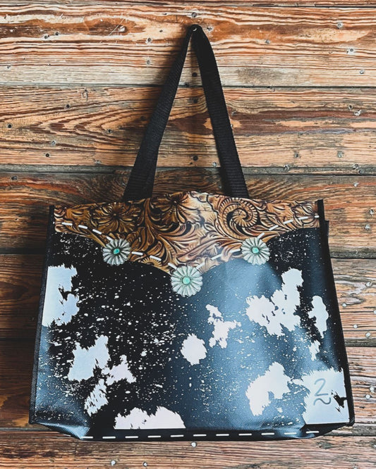 Reusable Western Tote - Imperfectly Perfect Boutique