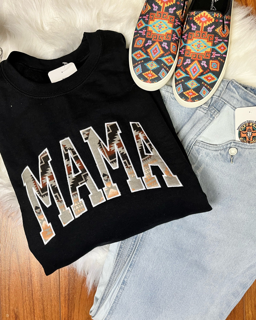 Mama Sweatshirt Imperfectly Perfect Boutique