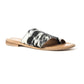 Kimmee Trail Sandal In Black and White - Imperfectly Perfect Boutique