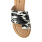 Kimmee Trail Sandal In Black and White - Imperfectly Perfect Boutique