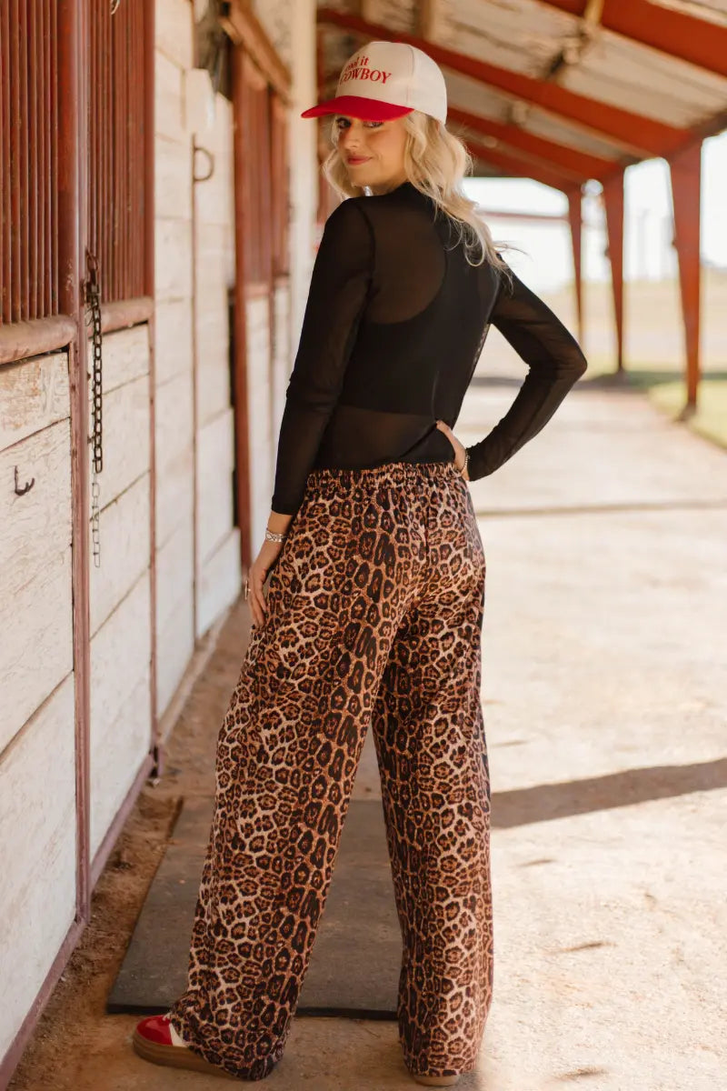Leopard Luxe Lounge Pants - Imperfectly Perfect Boutique