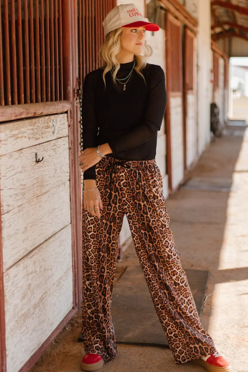 Leopard Luxe Lounge Pants - Imperfectly Perfect Boutique