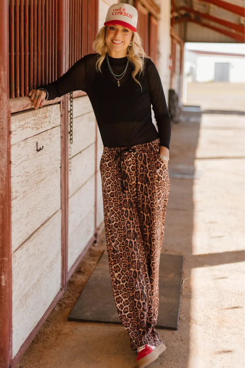Leopard Luxe Lounge Pants - Imperfectly Perfect Boutique