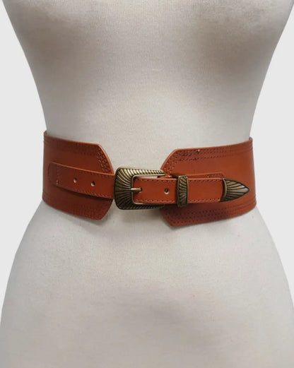 Loretta Wide Contour Western Belt - Imperfectly Perfect Boutique