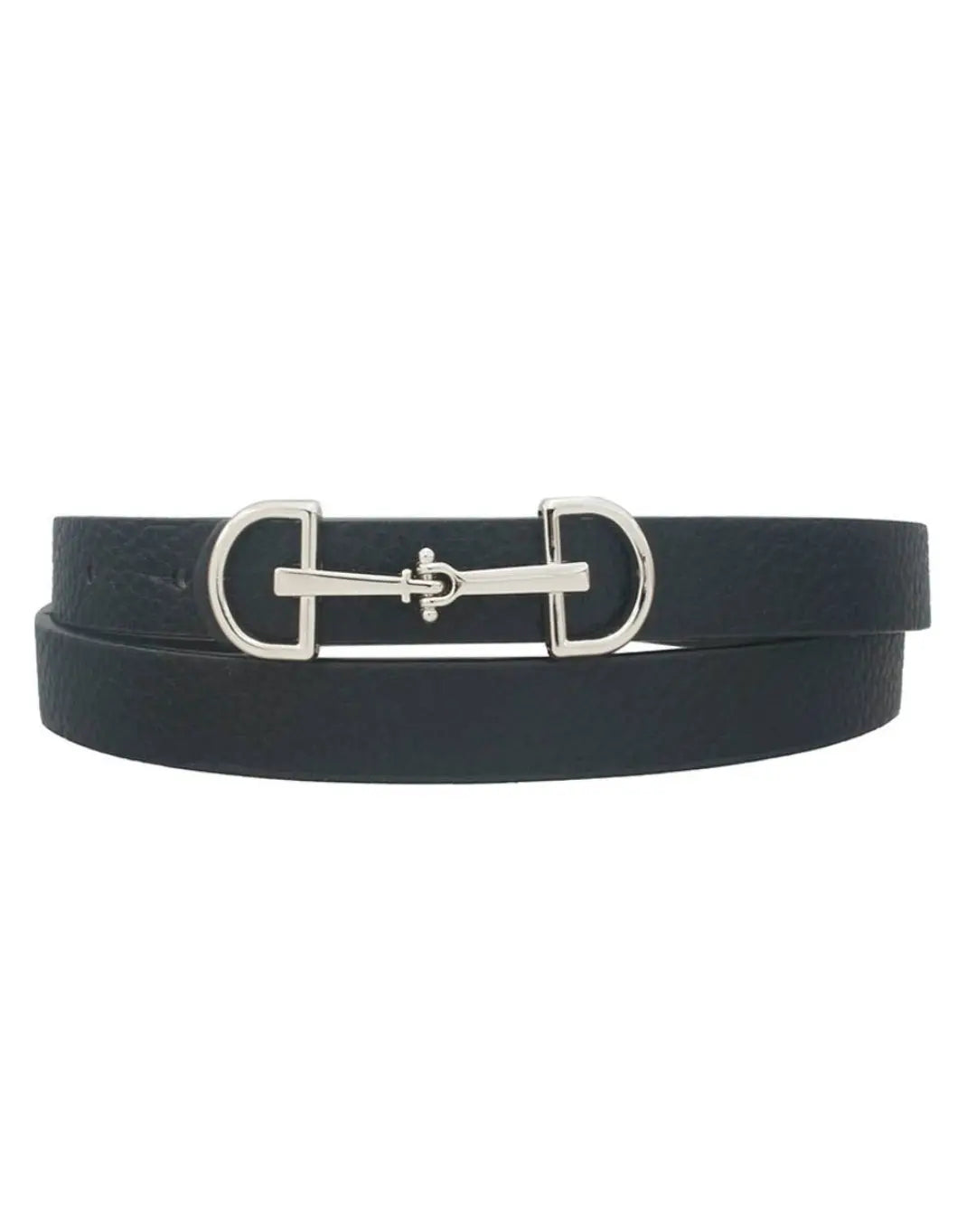 Lux D Ring Belt - Black Imperfectly Perfect Boutique