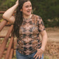 New Trails Aztec Mesh Tee - Size S Imperfectly Perfect Boutique