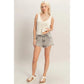 Open Knit Scallop Edge Button Front Tank Top - Imperfectly Perfect Boutique
