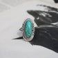 Oval Kingman Turquoise Ring - Size 8.5 Imperfectly Perfect Boutique
