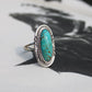 Oval Kingman Turquoise Ring - Size 8.5 Imperfectly Perfect Boutique