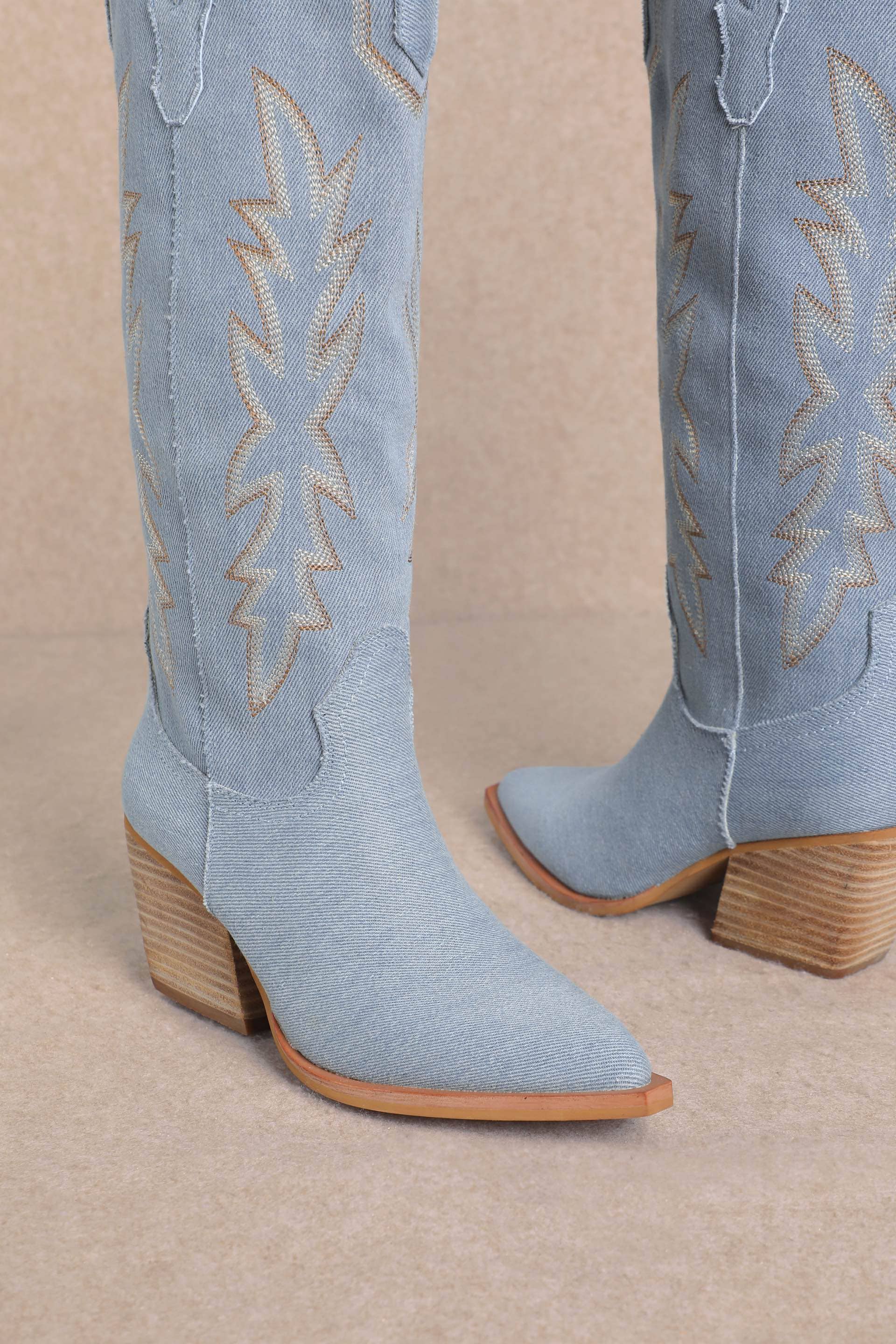 “Patsy” Denim Cowgirl Boot Miracle Miles (Mi.iM)