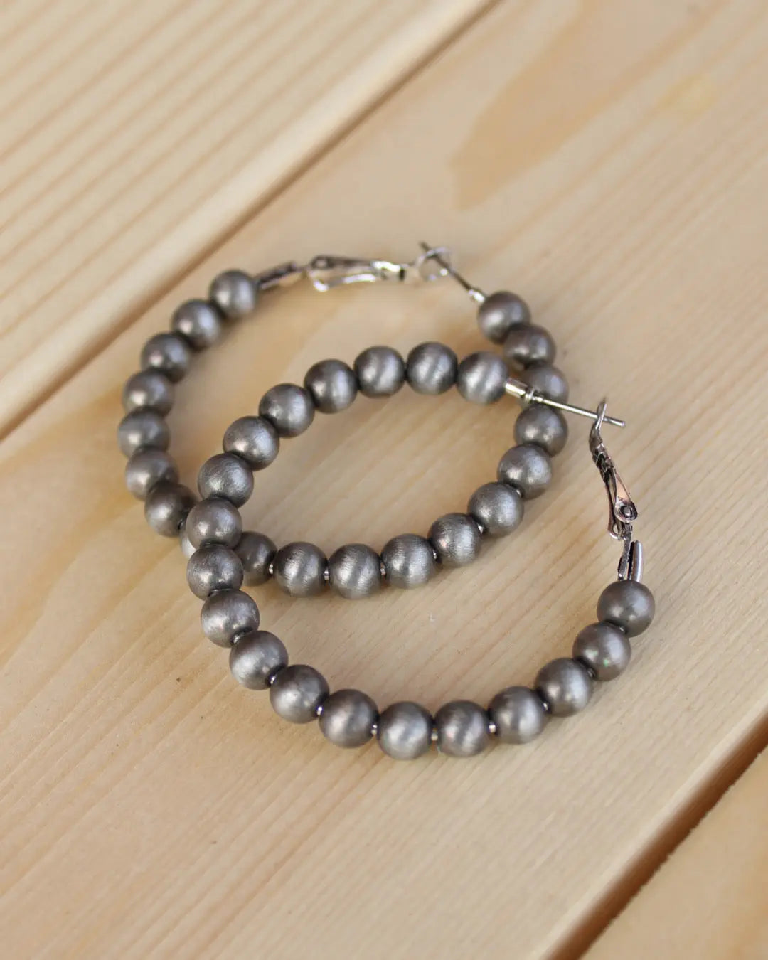 Pearl Hoop Earrings Imperfectly Perfect Boutique