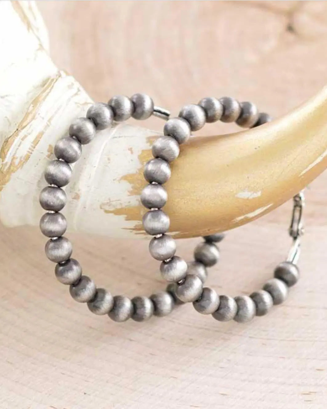 Pearl Hoop Earrings Imperfectly Perfect Boutique