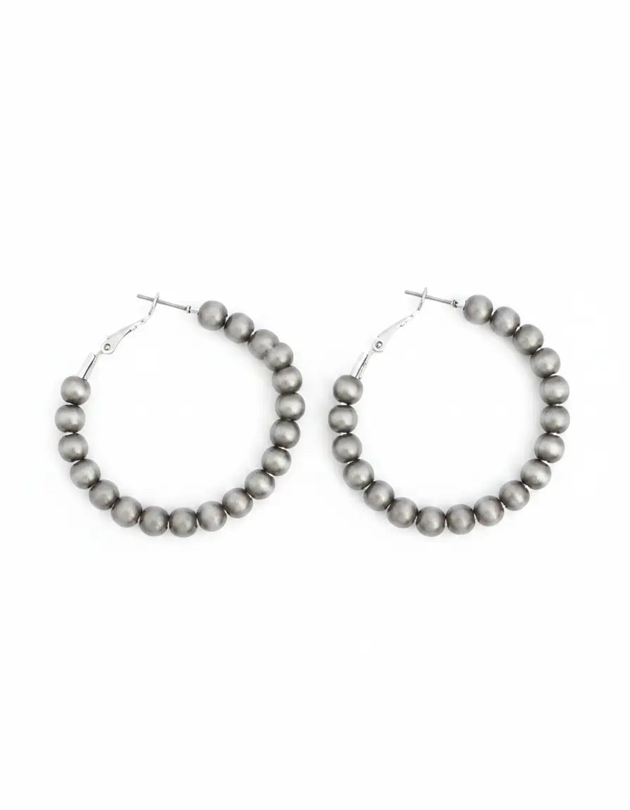 Pearl Hoop Earrings Imperfectly Perfect Boutique