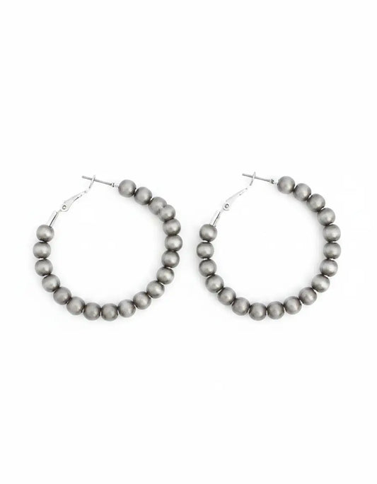 Pearl Hoop Earrings Imperfectly Perfect Boutique