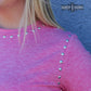 Pink Studded T-Shirt - Imperfectly Perfect Boutique