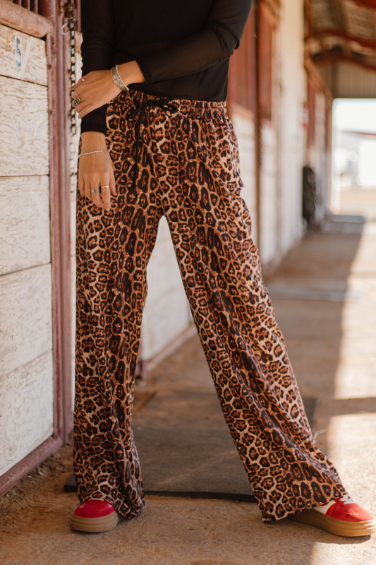 Leopard Luxe Lounge Pants