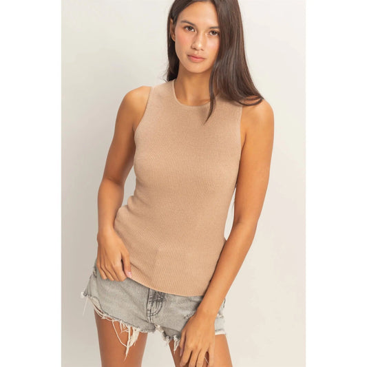 Ribbed Knit Tank Top - Imperfectly Perfect Boutique