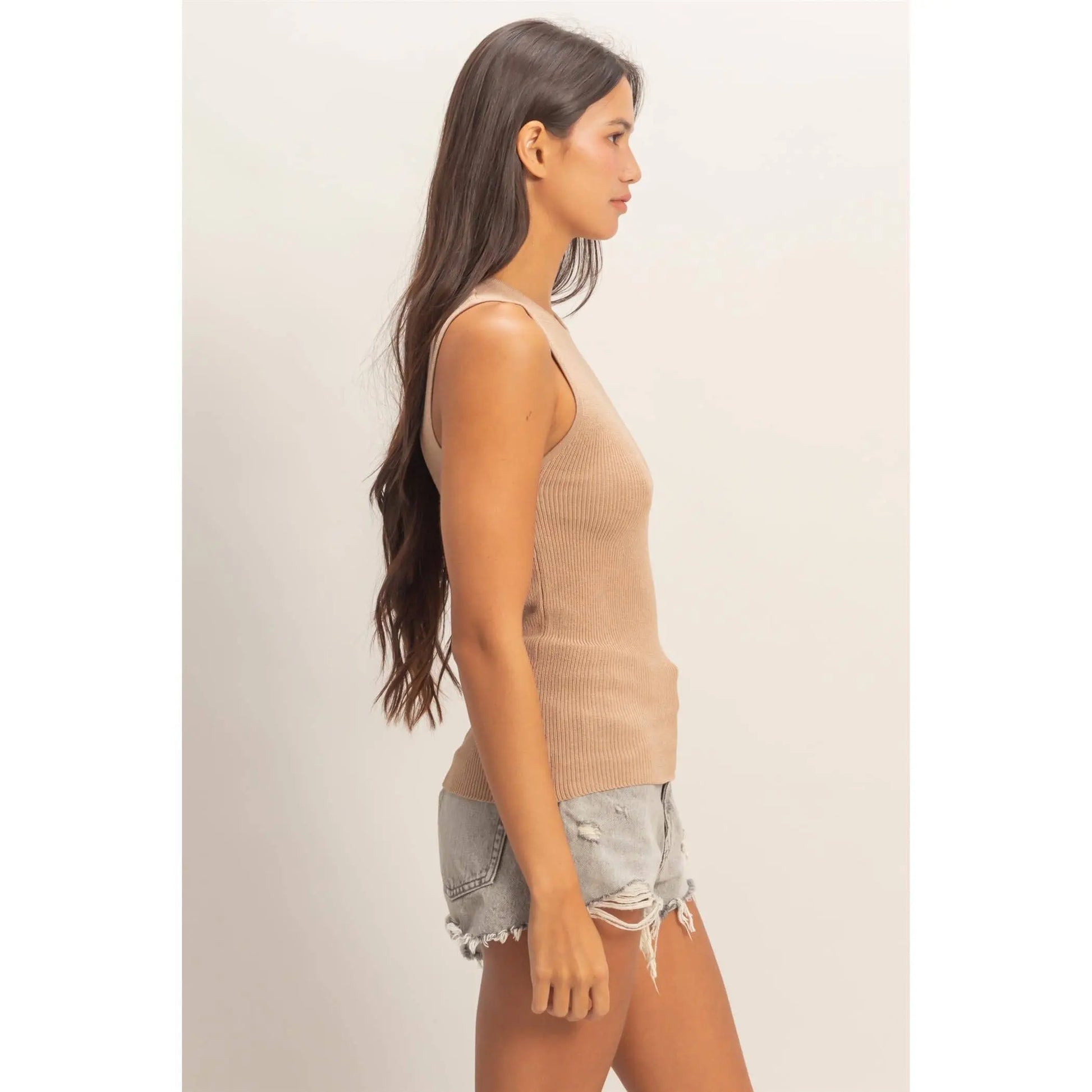 Ribbed Knit Tank Top - Imperfectly Perfect Boutique