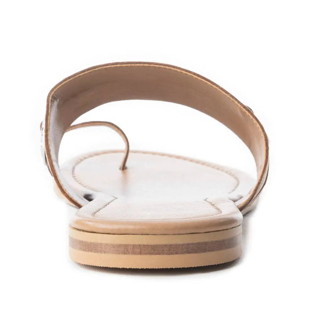Sagebrush Concho Sandals In White - Imperfectly Perfect Boutique