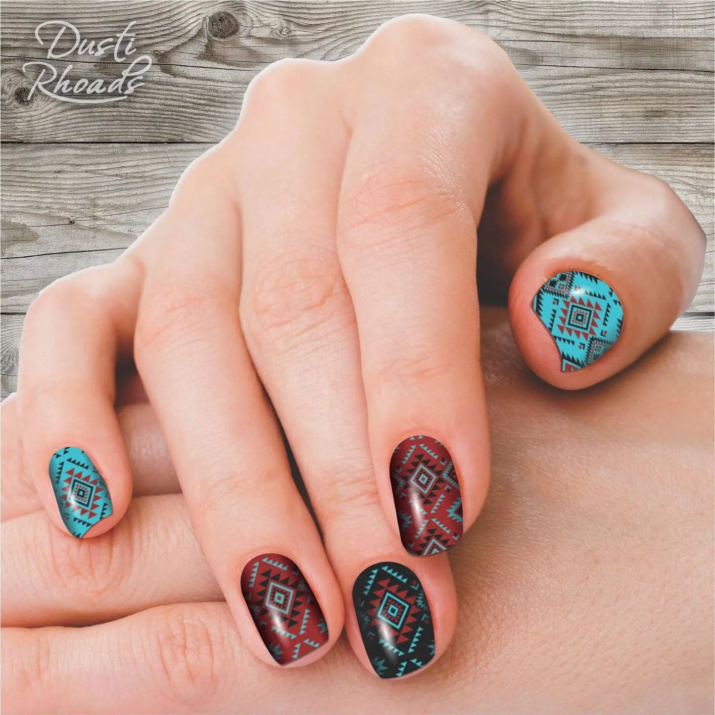 Sedona Aztec Western Nail Polish Strips - Imperfectly Perfect Boutique