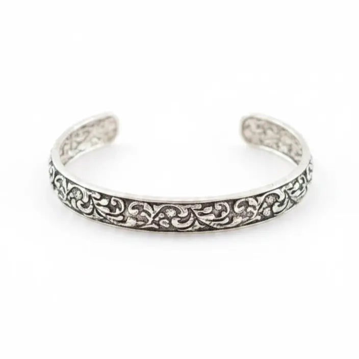 Silver Vine Cuff Bracelet Imperfectly Perfect Boutique