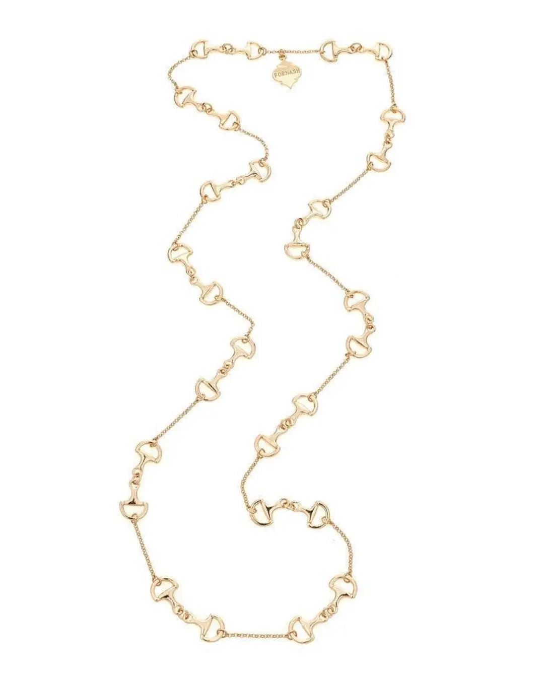 Small Snaffle Necklace - Gold Fornash
