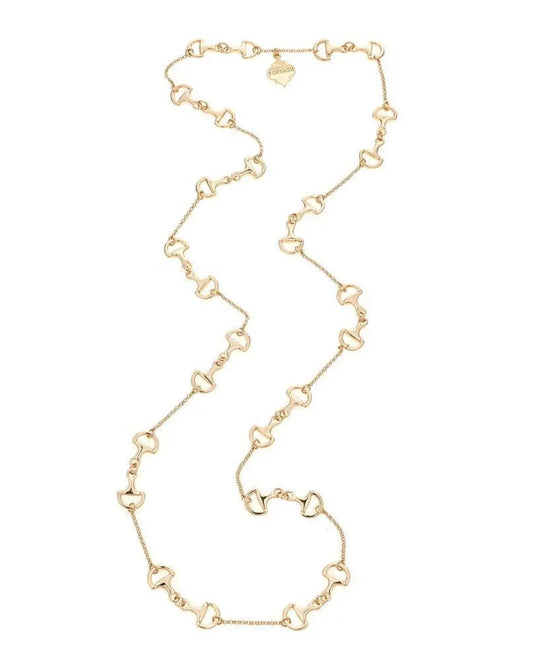 Small Snaffle Necklace - Gold Fornash