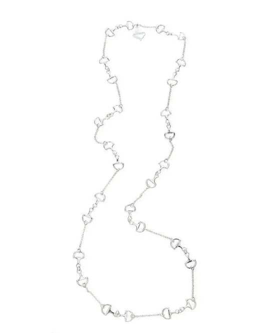 Small Snaffle Necklace - Silver Fornash
