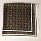 Snaffle Satin Scarf - Black Imperfectly Perfect Boutique