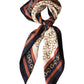 Snaffle Satin Scarf - Navy Imperfectly Perfect Boutique