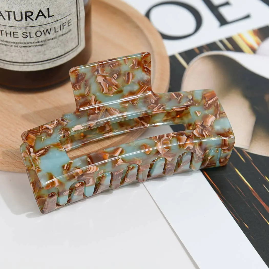 Acetate Tortoise Shell Hair Claw, Eco-Friendly - Imperfectly Perfect Boutique