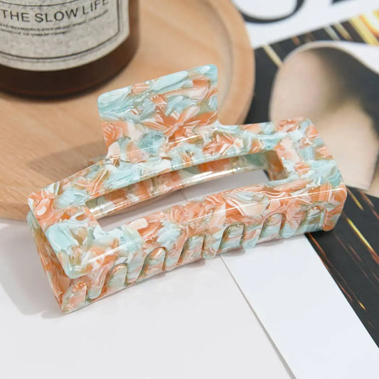 Acetate Tortoise Shell Hair Claw, Eco-Friendly - Imperfectly Perfect Boutique