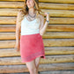 Studded Western Corduroy Skirt Pol Clothing