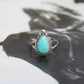 Tear Drop Turquoise Ring - Size 8 Imperfectly Perfect Boutique