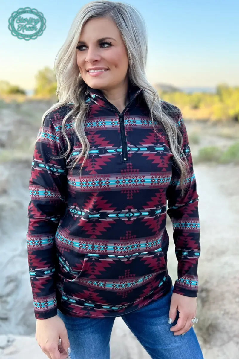 The Crimson Valley Pullover - Imperfectly Perfect Boutique