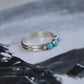 Three Stone Turquoise Ring - Imperfectly Perfect Boutique