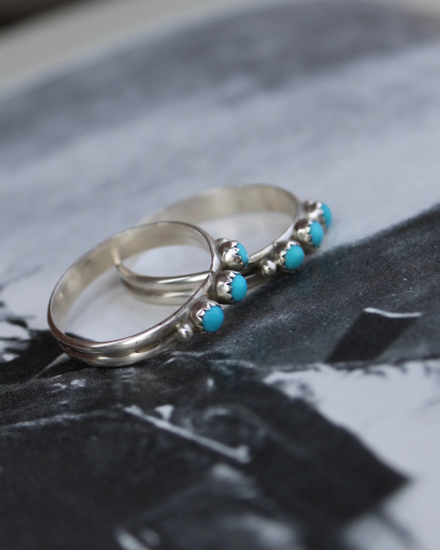 Three Stone Turquoise Ring - Imperfectly Perfect Boutique