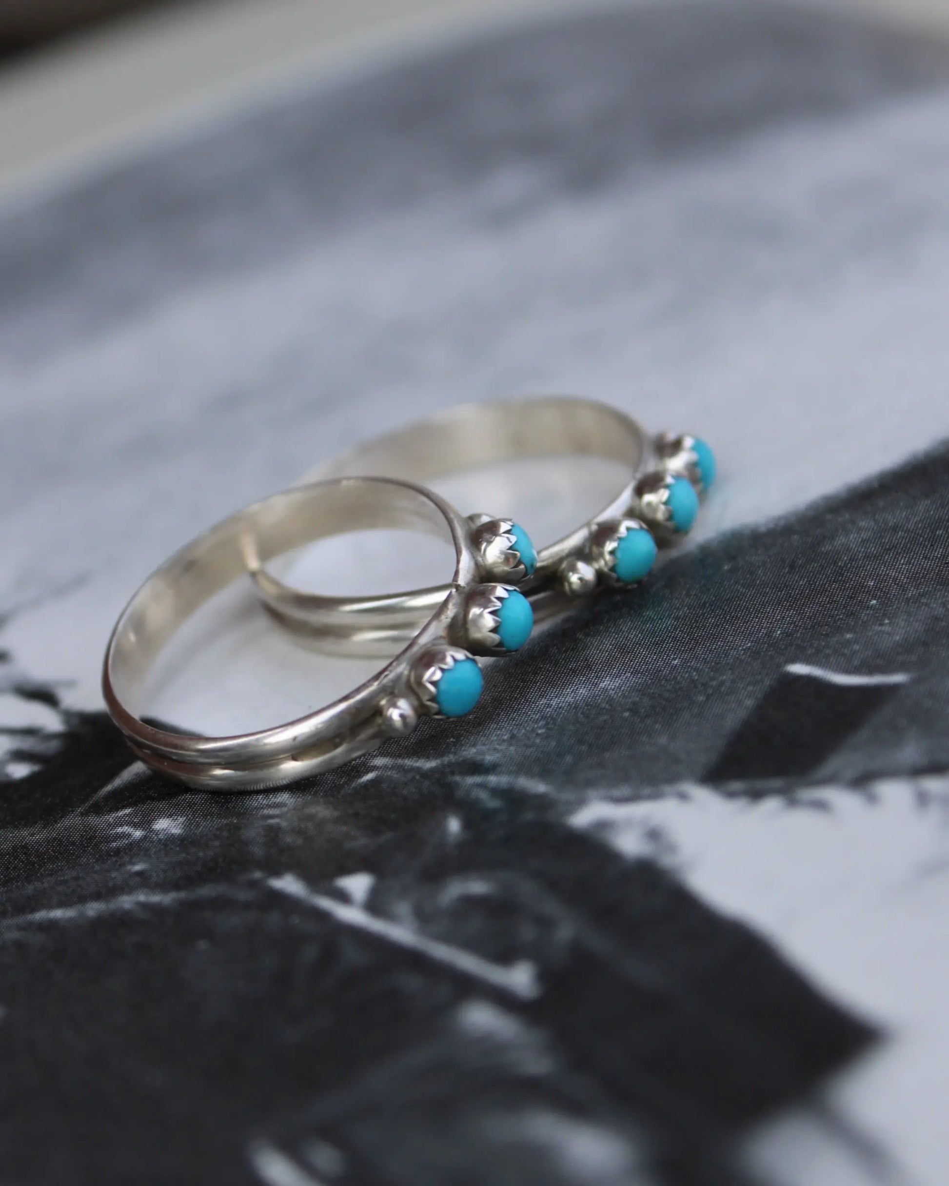 Three Stone Turquoise Ring - Imperfectly Perfect Boutique