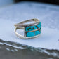 “Tularosa” Inlay Turquoise Ring - Size 8 Imperfectly Perfect Boutique