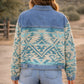 Ladies Denim with Aztec Fashion Jacket| DA-245 - Imperfectly Perfect Boutique