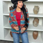 Turquoise Rust Aztec Western Blazer Jacket - Imperfectly Perfect Boutique