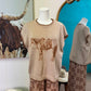 The Cowpony short sleeve printed sweater vest with trim - Imperfectly Perfect Boutique