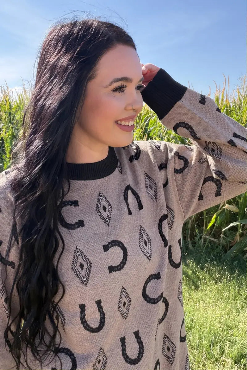 Wild Luck Sweater Dress - Imperfectly Perfect Boutique