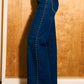 Women’s Dark Denim Western Wide Leg Jeans with Stud Details - Imperfectly Perfect Boutique