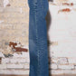 Women’s Western Wide Leg Jeans with Faux Turquoise Gemstone Detail - Imperfectly Perfect Boutique