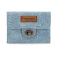 Wrangler Floral Embossed Wallet – Blue