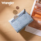 Wrangler Floral Embossed Wallet – Blue